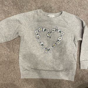 Stella McCartney Kids Daisy heart sweatshirt